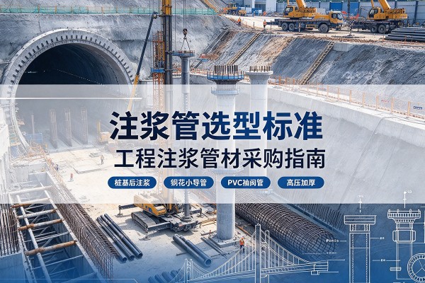 镇坪注浆管选型标准